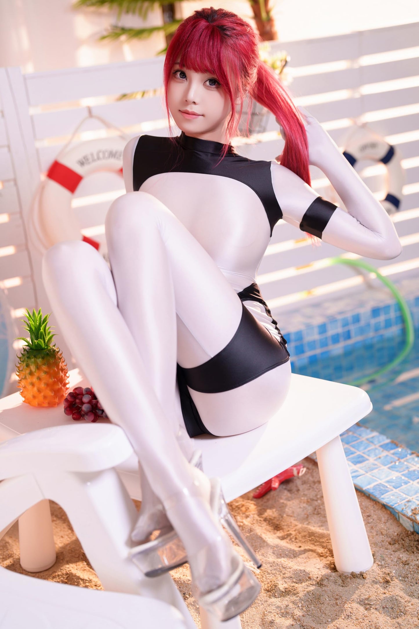 [LOST-G] 全身タイツ セクシー コスプレ 衣装 スベスベ 光沢 コスチューム 仮装