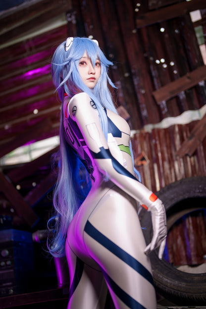 [LOST-G]サイバー 全身タイツ コスプレ ボディースーツ 光沢 ストレッチ SF アニメ風 レディース