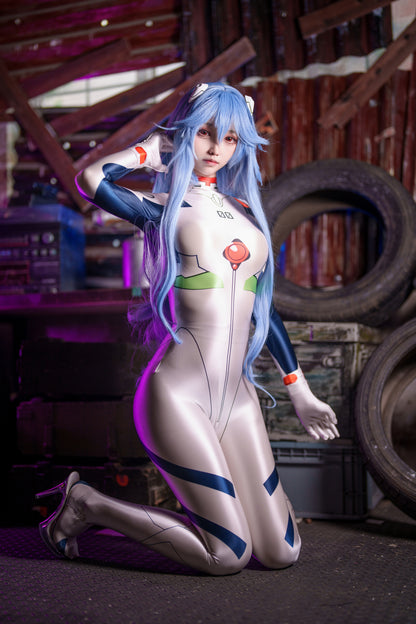 [LOST-G]サイバー 全身タイツ コスプレ ボディースーツ 光沢 ストレッチ SF アニメ風 レディース
