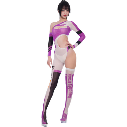 [LOST-G] レースクイーン コスプレ ボディスーツ セクシー ハイレグ RQ衣装