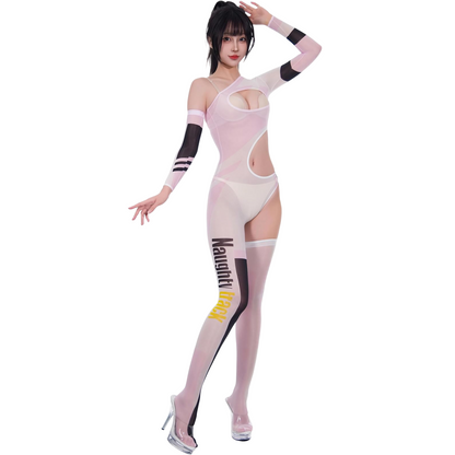 [LOST-G] レースクイーン コスプレ ボディスーツ セクシー ハイレグ RQ衣装