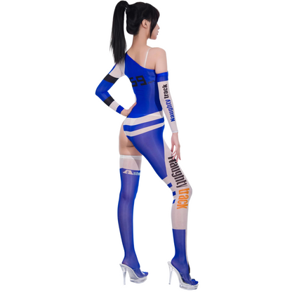 [LOST-G] レースクイーン コスプレ ボディスーツ セクシー ハイレグ RQ衣装