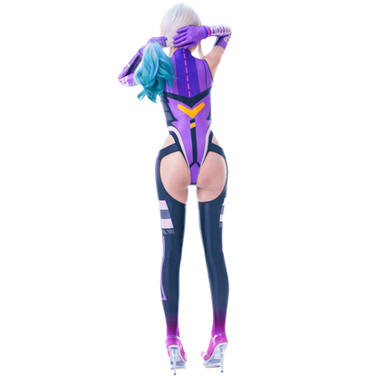 [LOST-G]サイバー ボディースーツ 手袋 アームカバー付き レディース コスプレ コスチューム 全6色