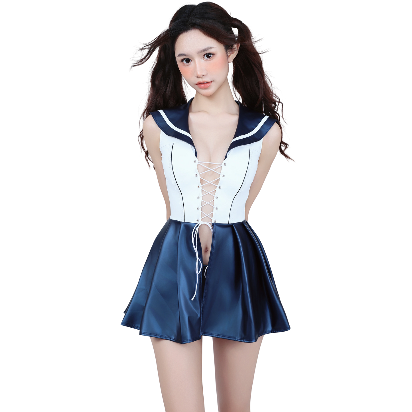 [LOST-G]セーラー服 コスプレ衣装 レディース セクシー セーラーワンピース 制服風コスチューム