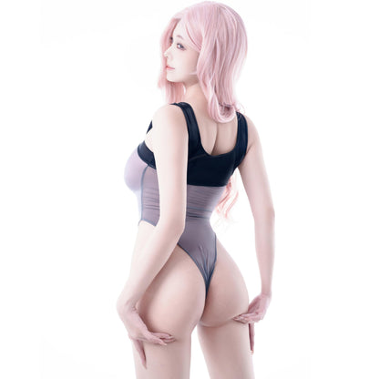 [LOST-G]シースルー ボディスーツ セクシー レオタード ハイレグ コスプレ衣装